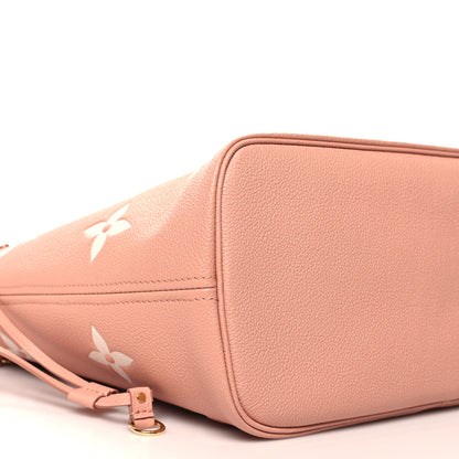 Louis Vuitton Empreinte Monogram Giant Neverfull MM Trianon Pink Cream 9 of 11