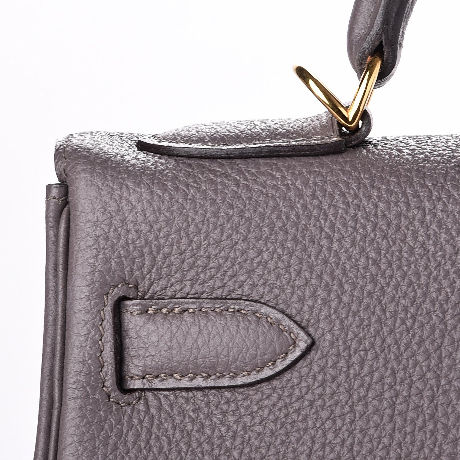 Hermes Togo Kelly Retourne 32 Etain 9 of 34