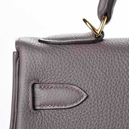 Hermes Togo Kelly Retourne 32 Etain 9 of 34