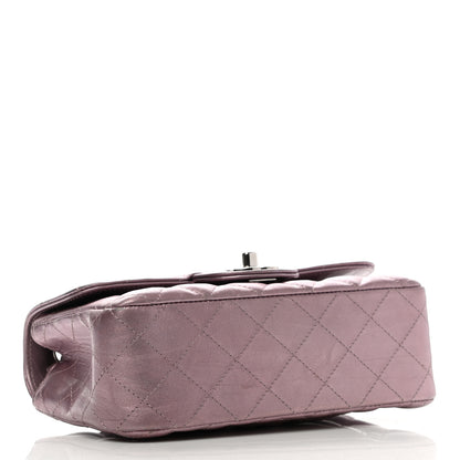 Chanel Metallic Calfskin Quilted Mini Rectangular Flap Pink 4 of 14