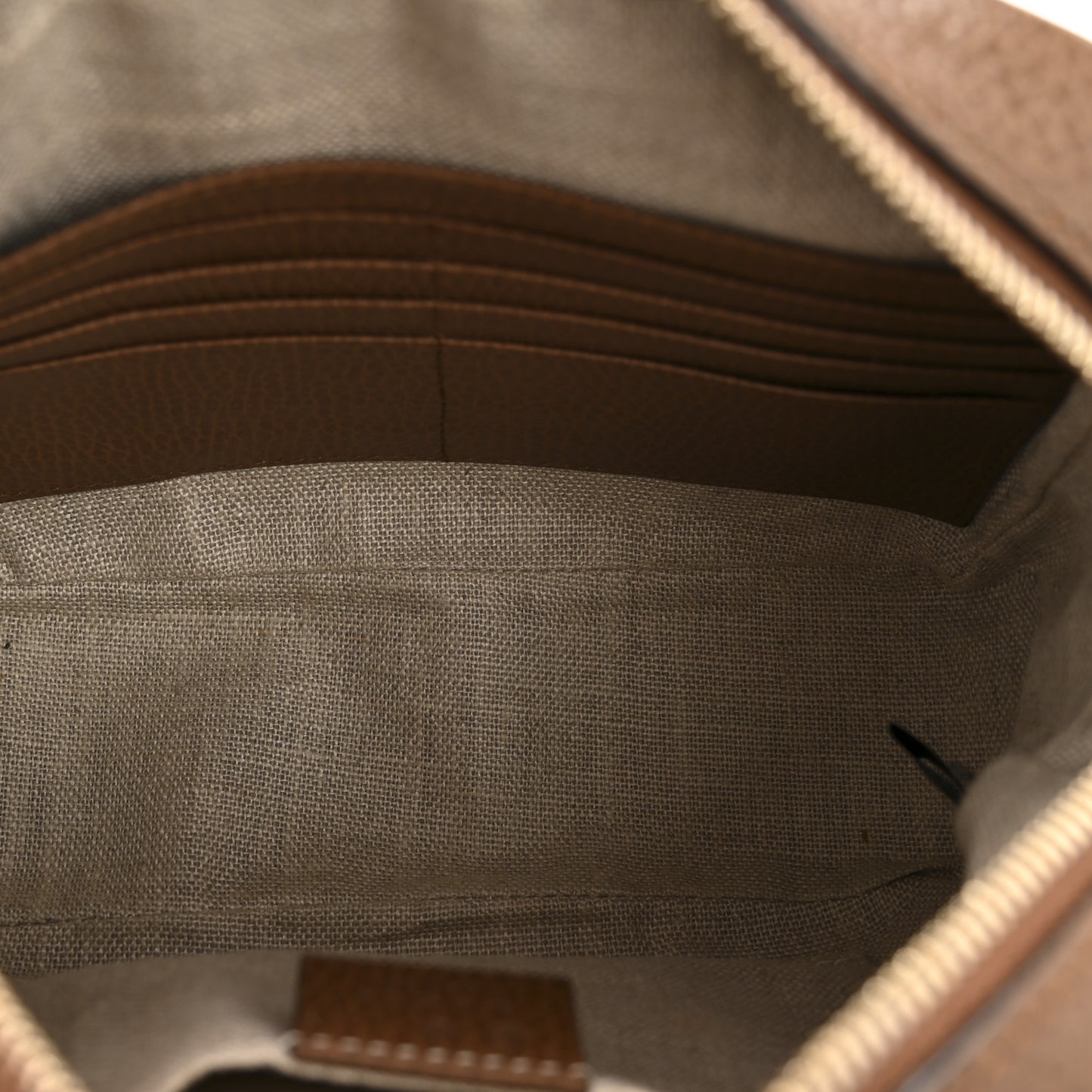 Monogram Mini Bree Messenger Bag Beige Tabacco