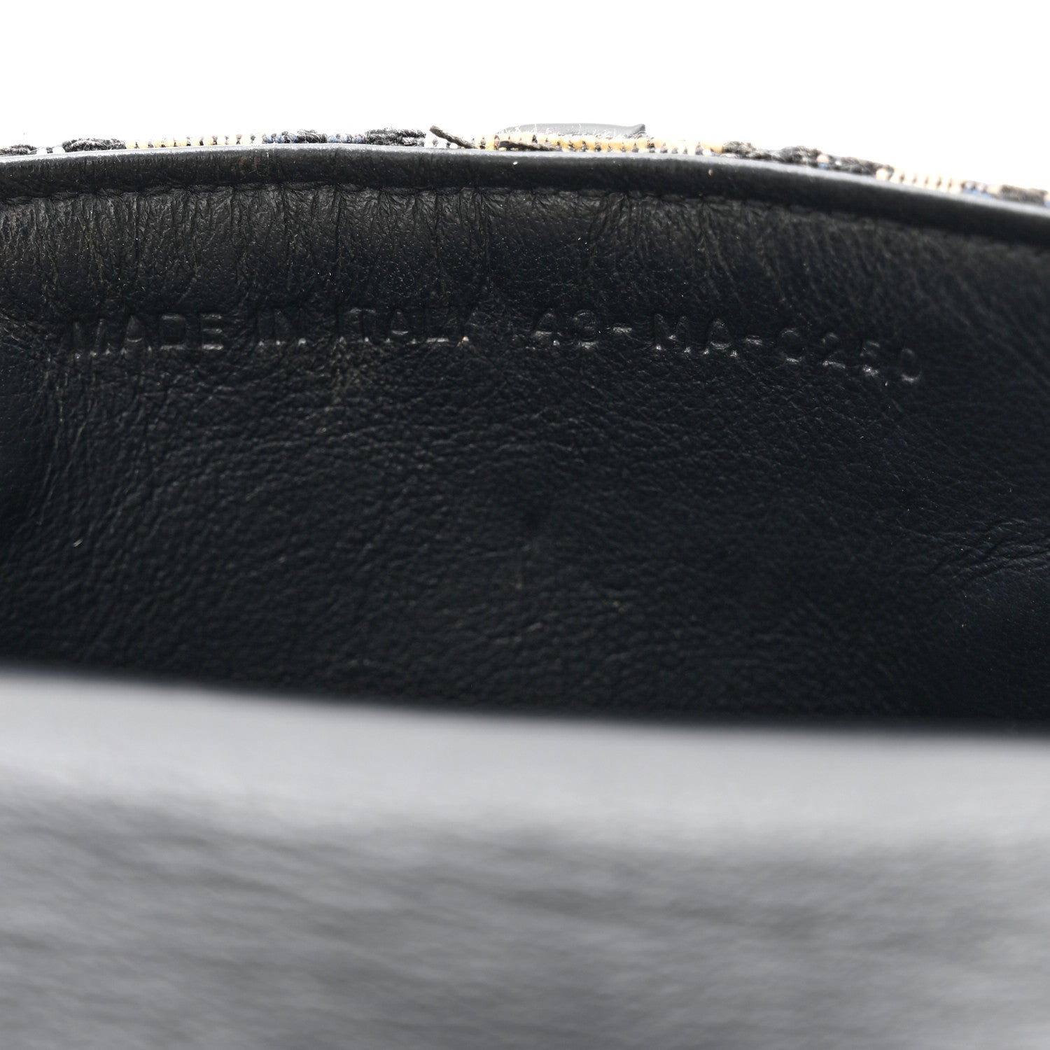 Christian Dior Oblique Nano Saddle Chain Pouch Blue 7 of 14