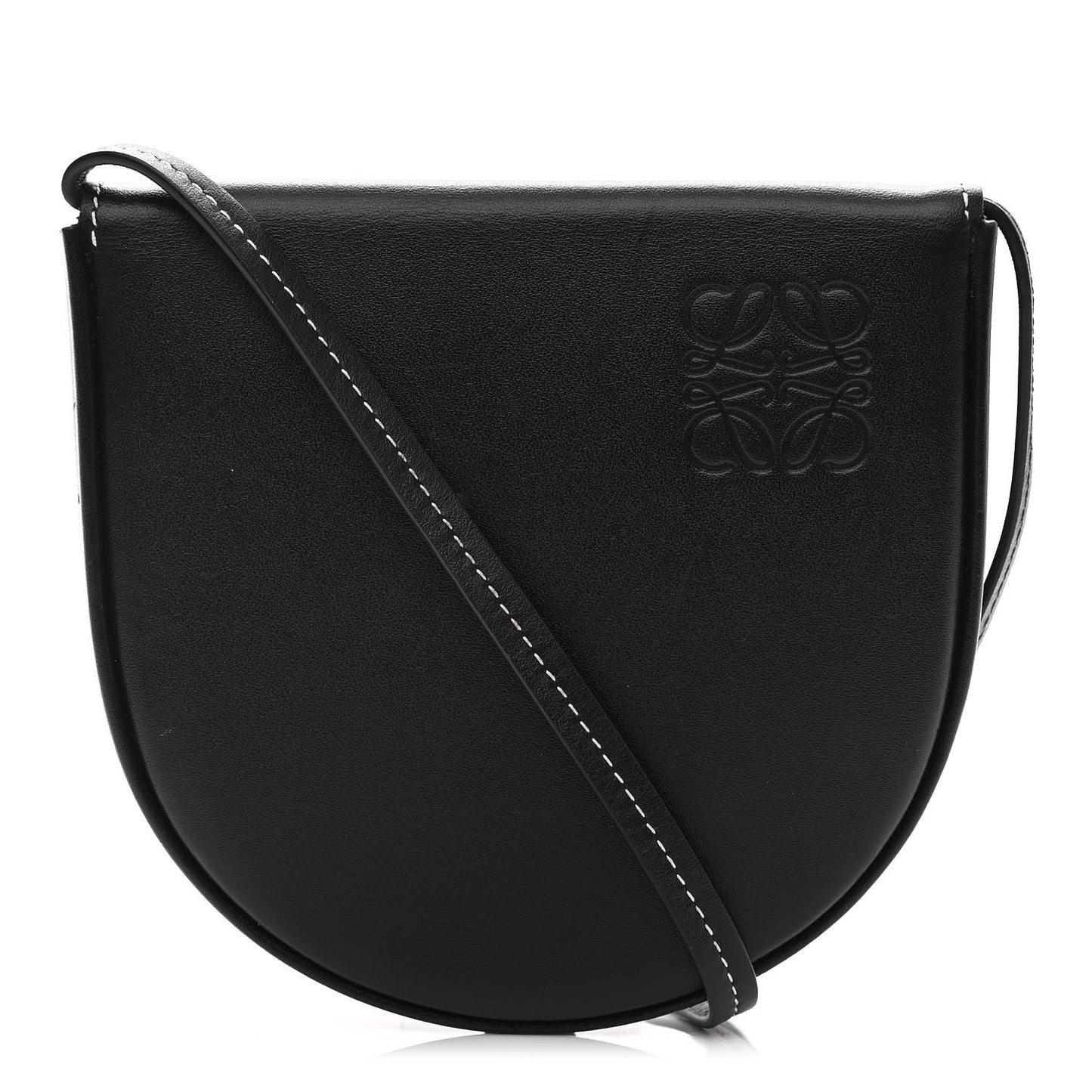 Soft Calfskin Small Heel Bag Black