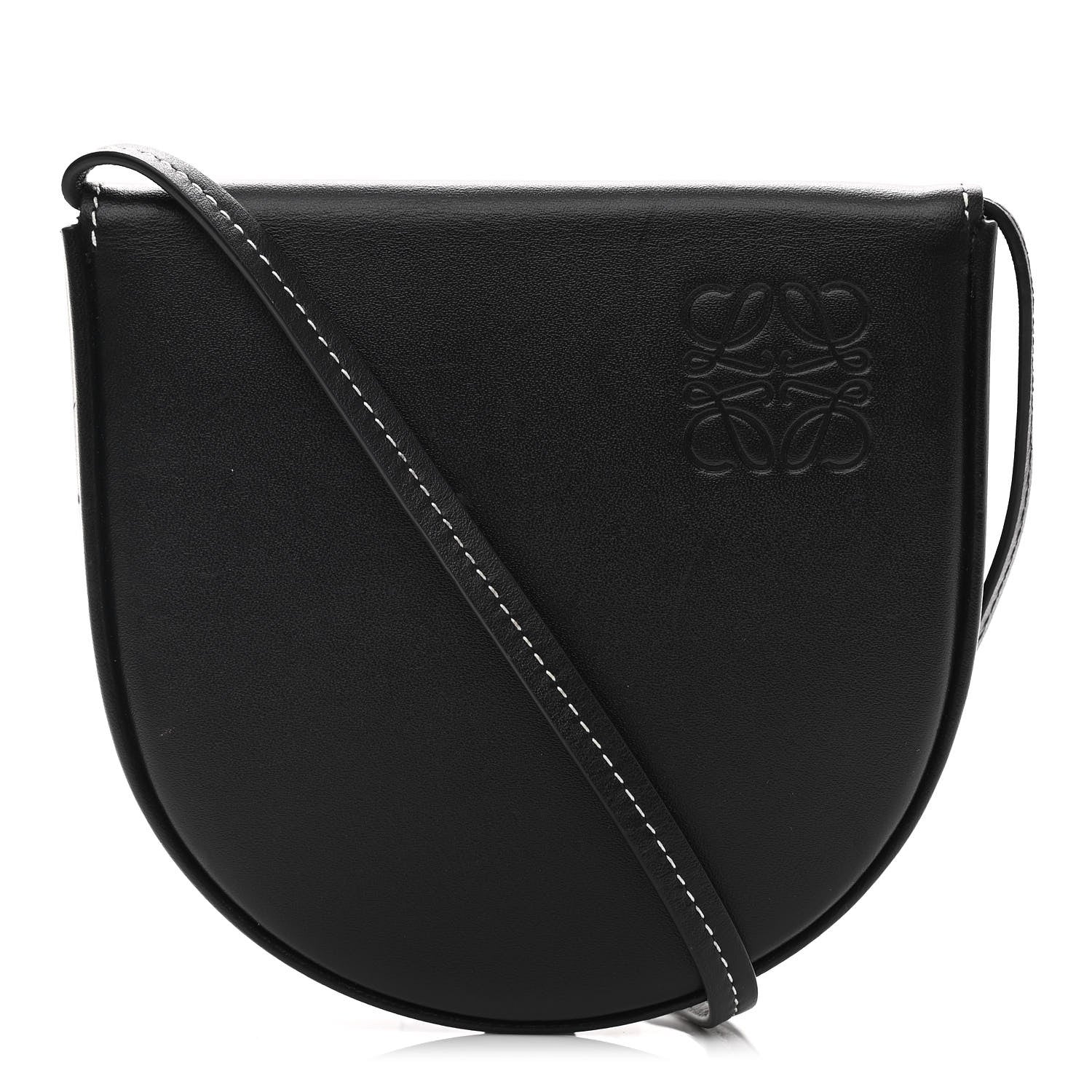 Loewe Soft Calfskin Small Heel Bag Black 1 of 13
