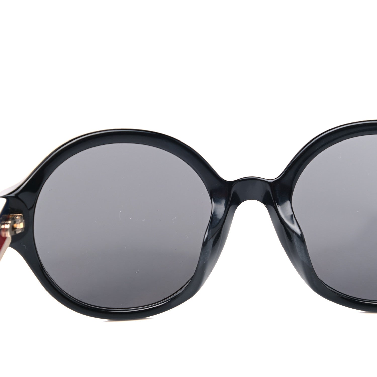 Gucci Round Web Sunglasses GG0280SA Black 9 of 9