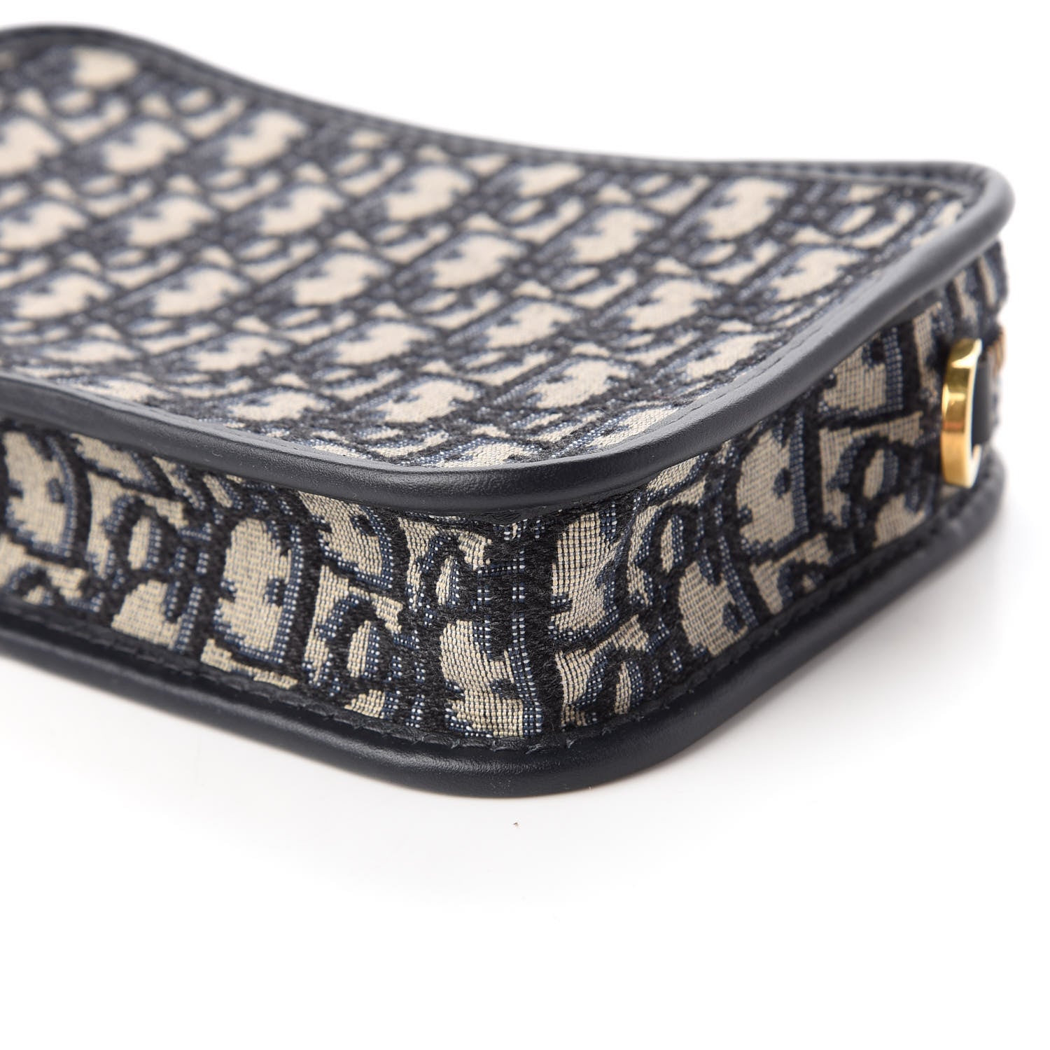 Christian Dior Oblique Diorquake Clutch Blue 7 of 10