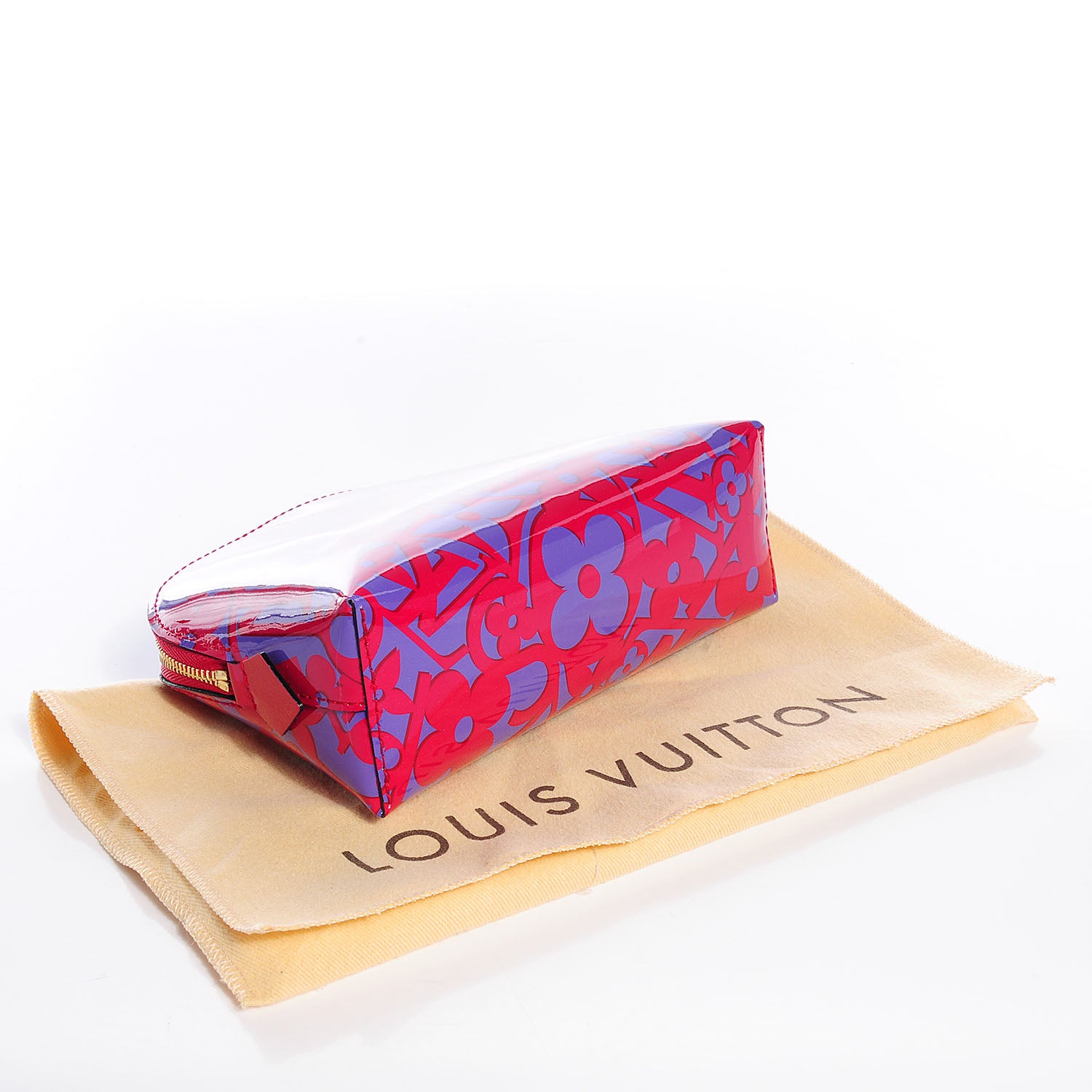 Louis Vuitton Patent Sweet Monogram Cosmetic Pouch Rose Indien 4 of 8