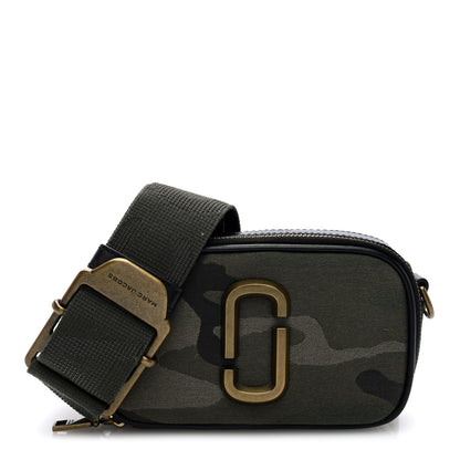 Marc Jacobs Jacquard Camouflage Snapshot Camera Bag Green 1 of 10