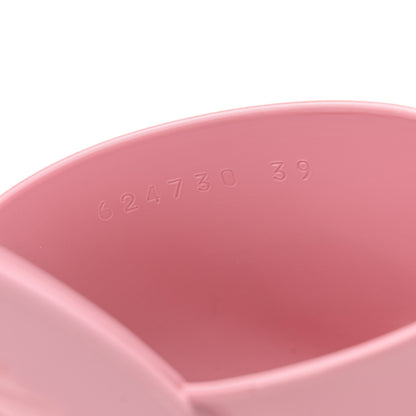 Gucci Rubber Gucci Logo Womens Platform 20/60mm Slide Sandals 39 Wild Rose 9 of 10