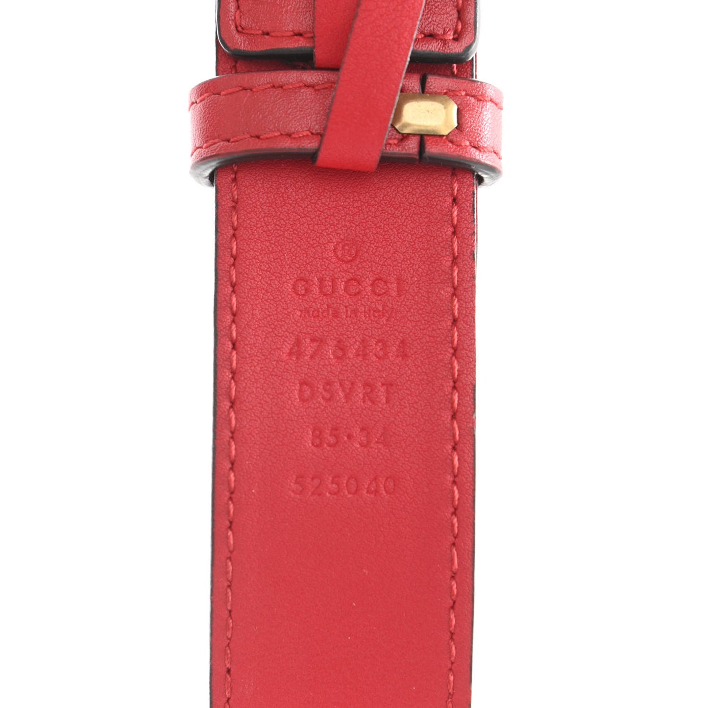 Calfskin Matelasse GG Marmont Belt Bag 85 34 Hibiscus Red