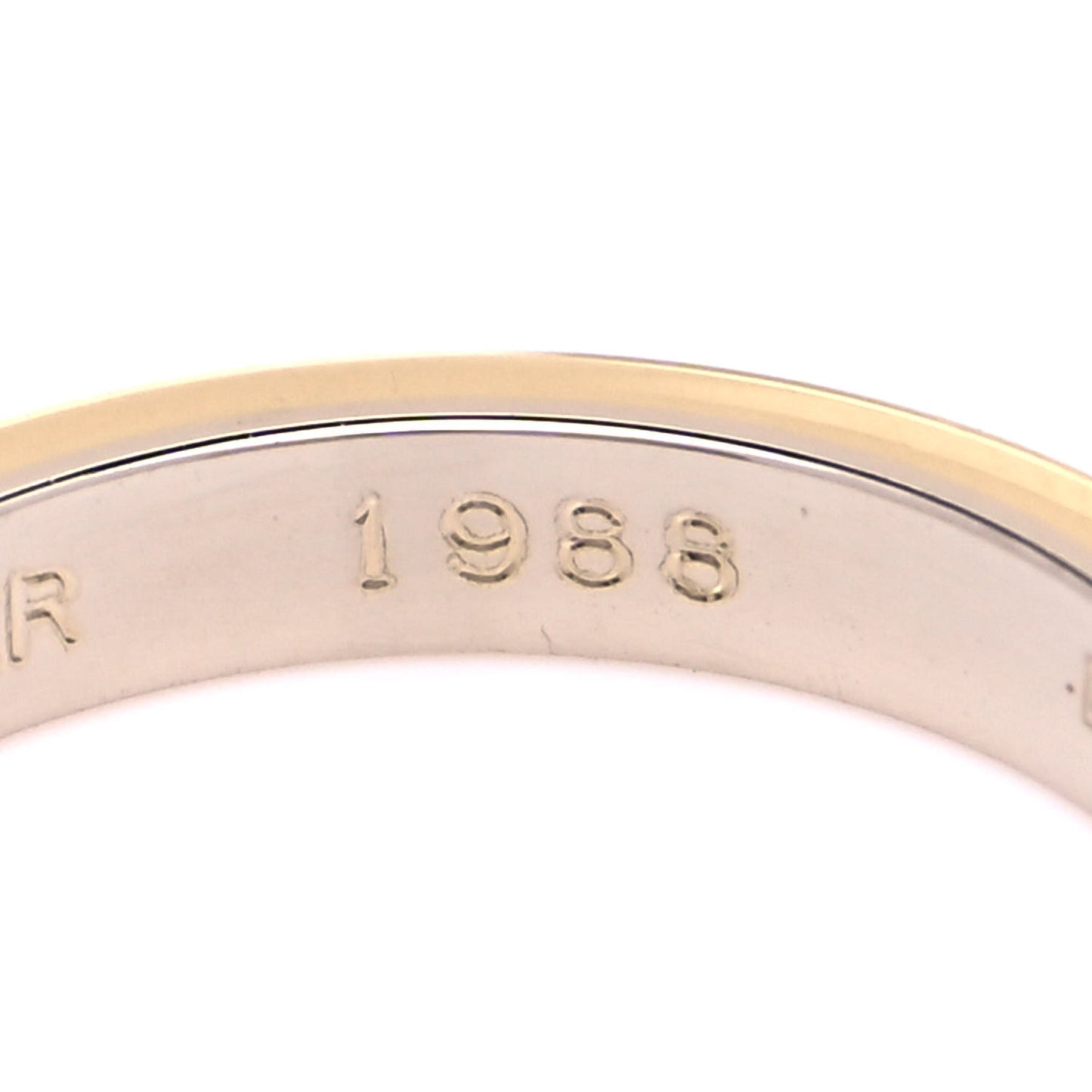 18K Pink White Yellow Gold 2.8mm Trinity Wedding Band Ring 51 5.75