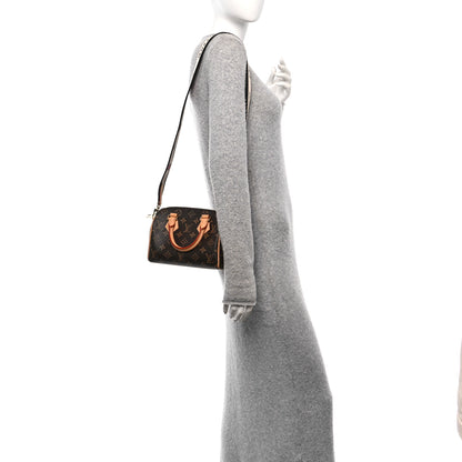 Louis Vuitton Monogram Speedy Bandouliere 20 Black 2 of 10