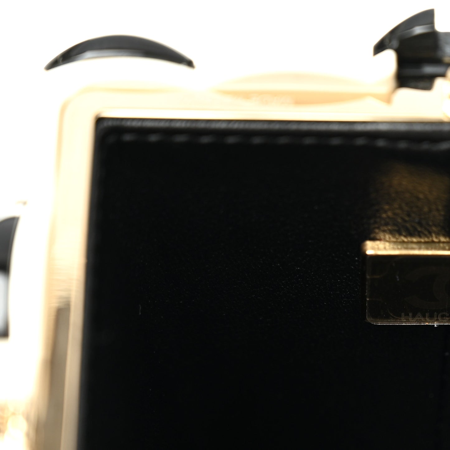 Resin Pearl Crystal Popcorn Bucket Minaudiere Black White Pink