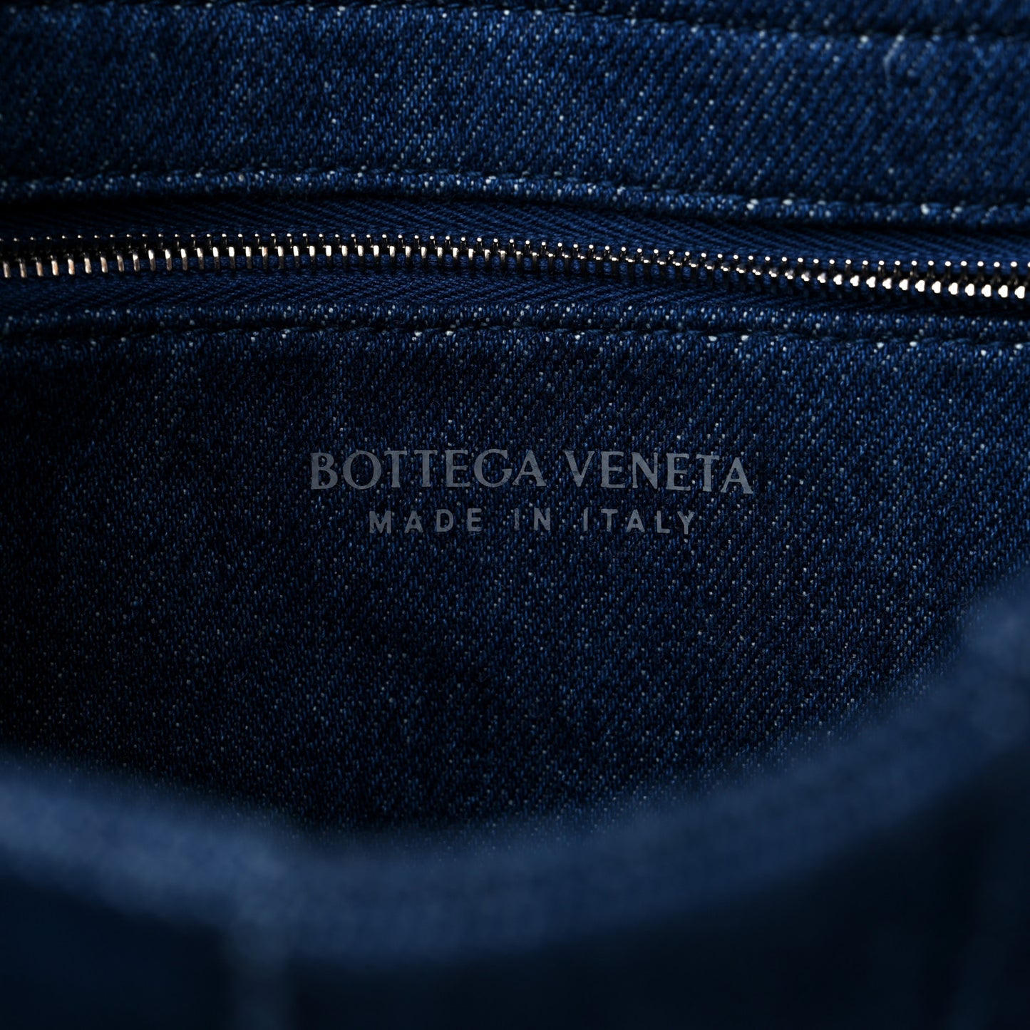Denim Maxi Intrecciato Cassette Crossbody Bag Indigo