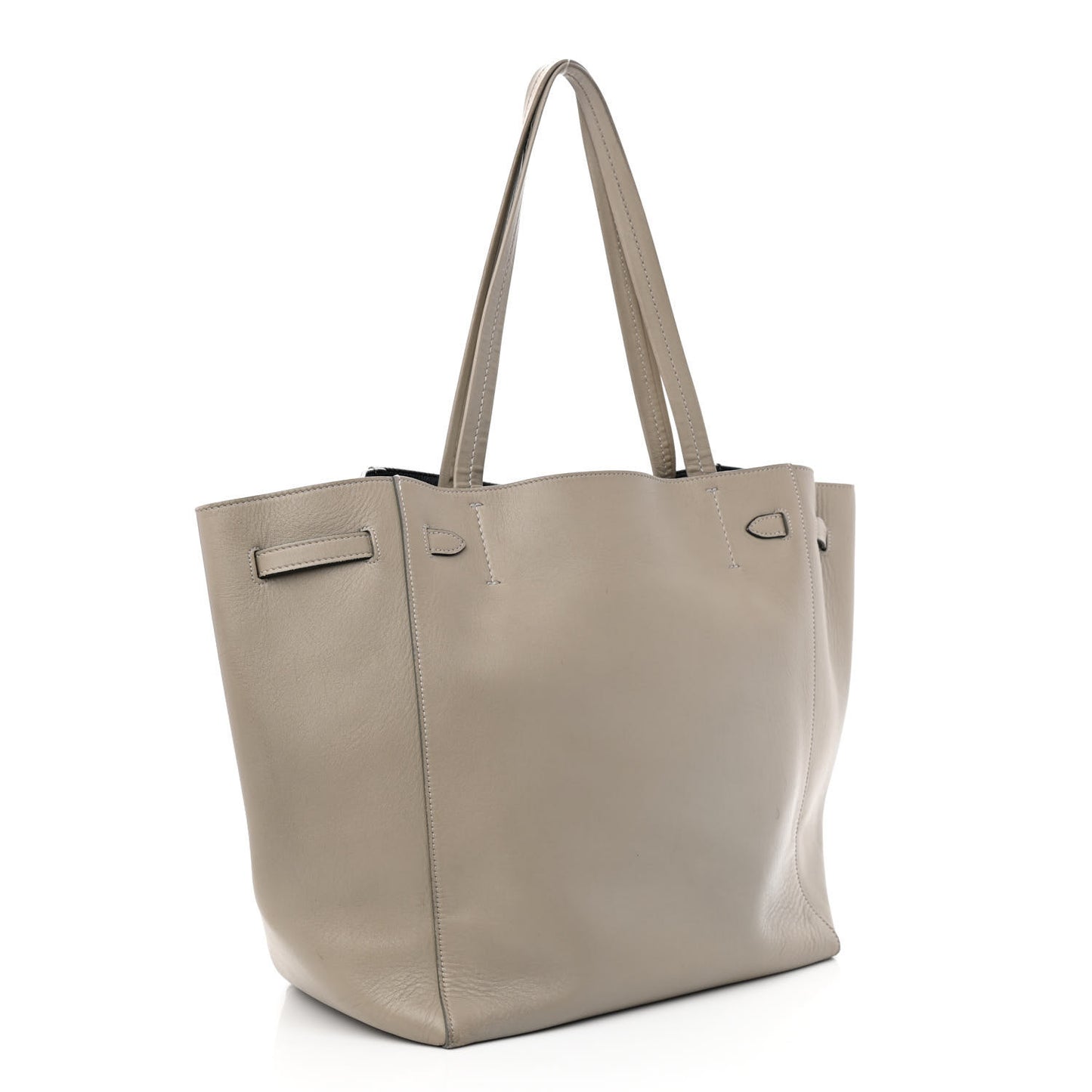 Smooth Calfskin Small Belt Cabas Phantom Taupe