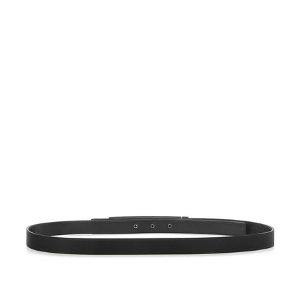 Chanel Grosgrain Lambskin Crystal Baguette Logo Belt 85 34 Black 3 of 10