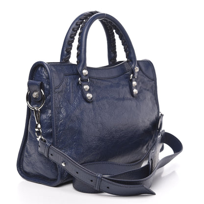 Balenciaga Agneau Giant 12 Silver Hardware S City Bleu Roi 3 of 9