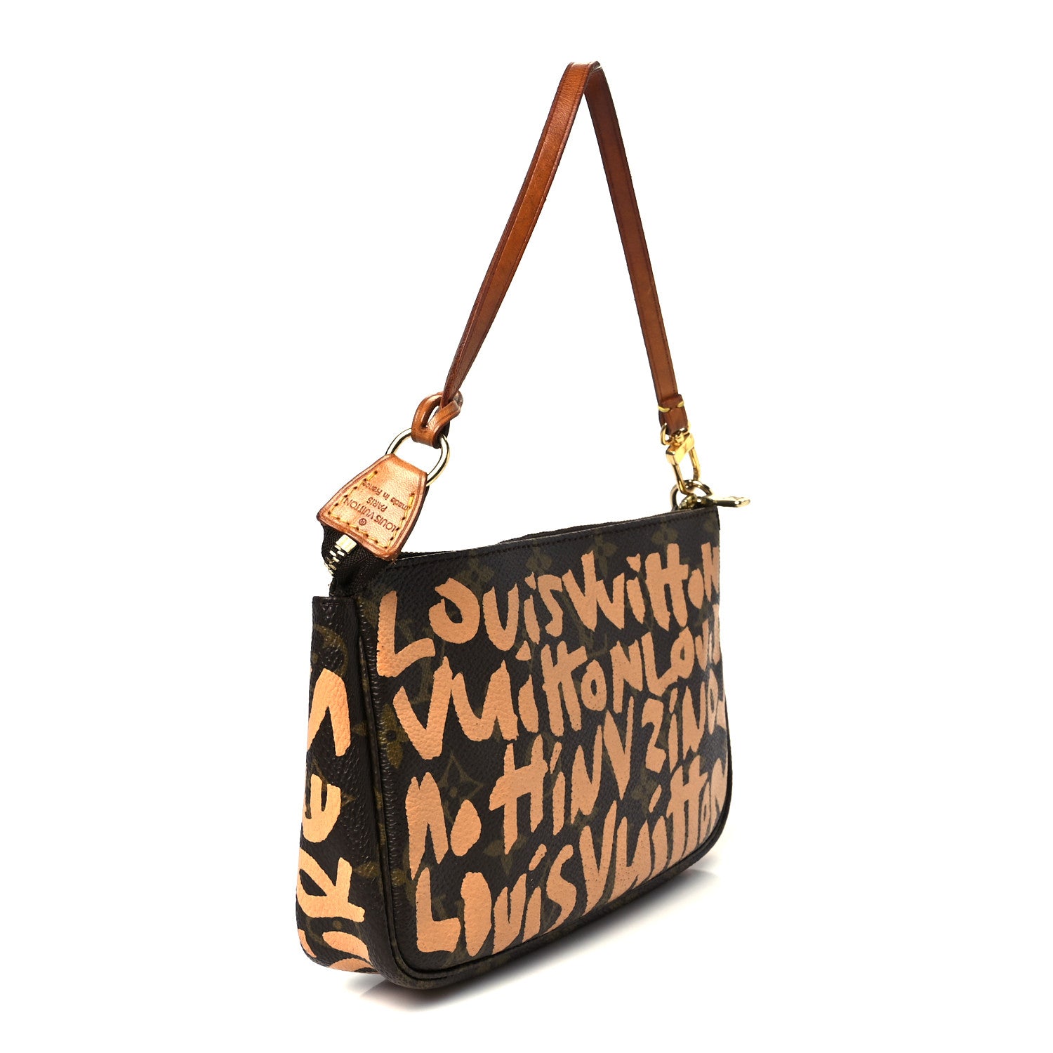 Louis Vuitton Monogram Graffiti Pochette Accessories Peach 3 of 10