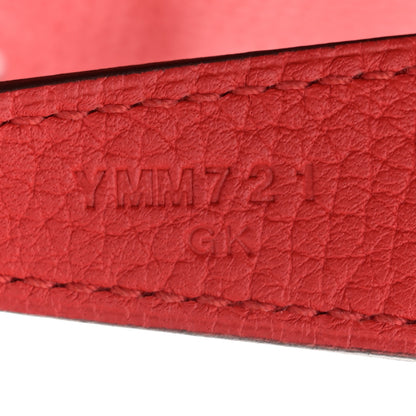 Hermes Taurillon Clemence Lindy 26 Rouge De Coeur 7 of 10