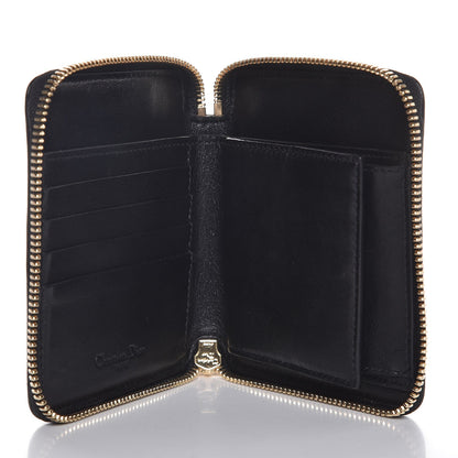 Christian Dior Lambskin Cannage Lady Dior Medium Wallet Black 5 of 6