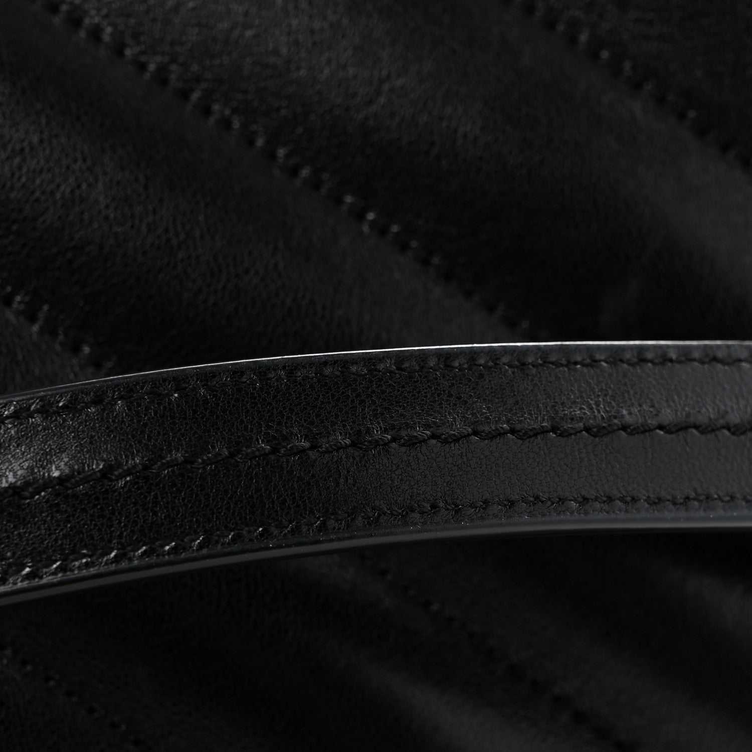 Saint Laurent Lambskin Quilted Monogram Large Loulou Black 14 of 15