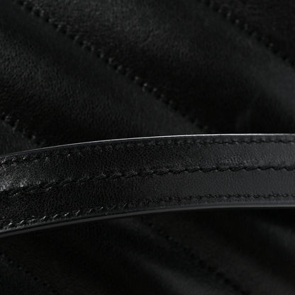 Saint Laurent Lambskin Quilted Monogram Large Loulou Black 14 of 15