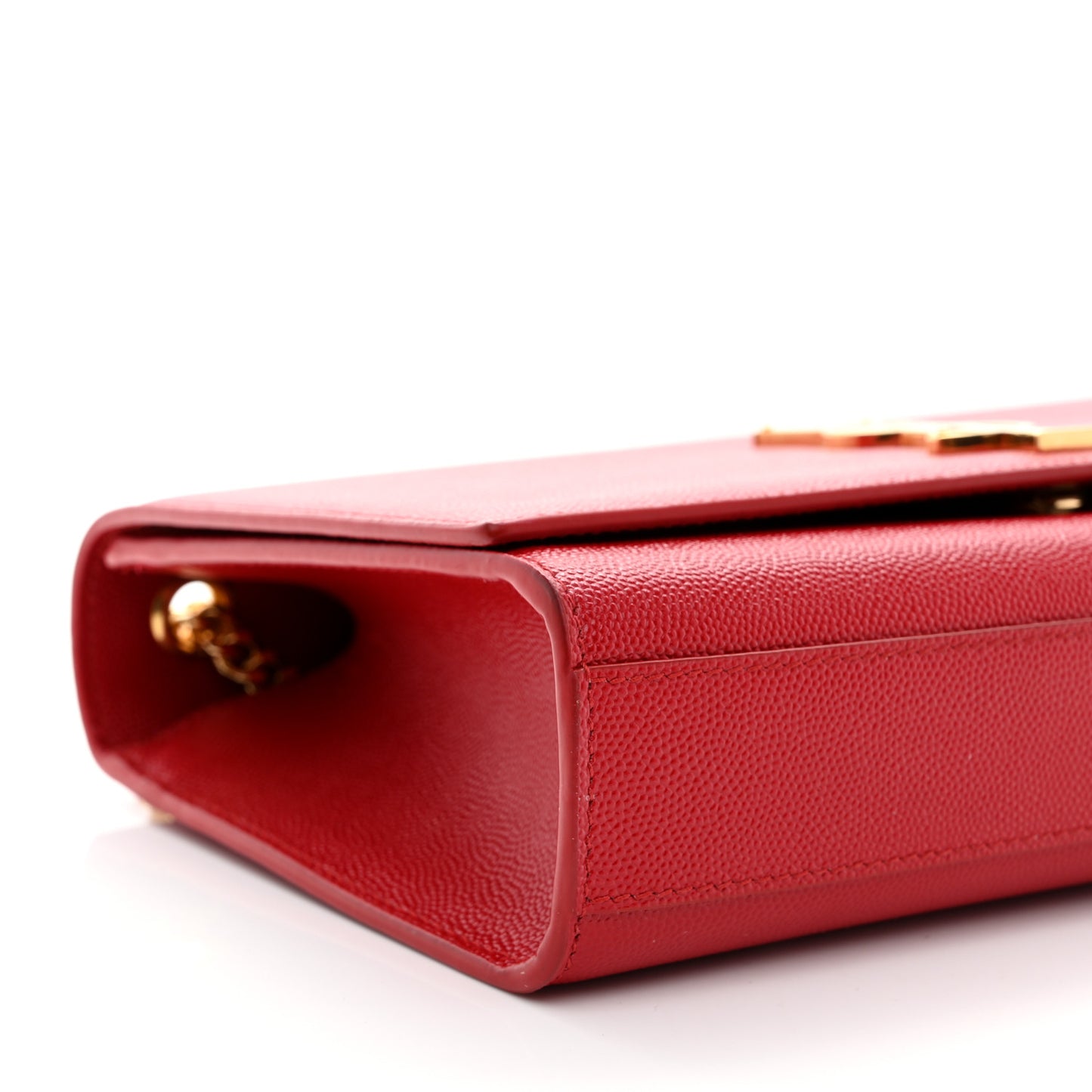 Grain De Poudre Medium Monogram Kate Satchel Red