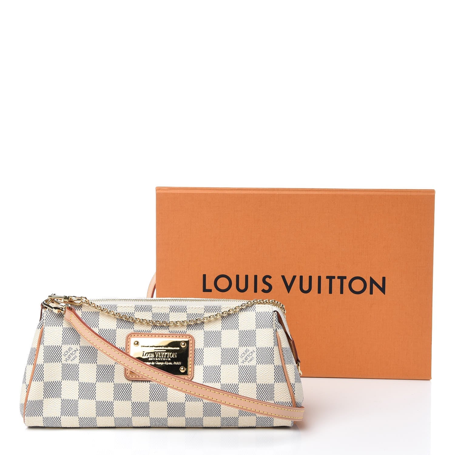 Louis Vuitton Damier Azur Eva Clutch 9 of 9