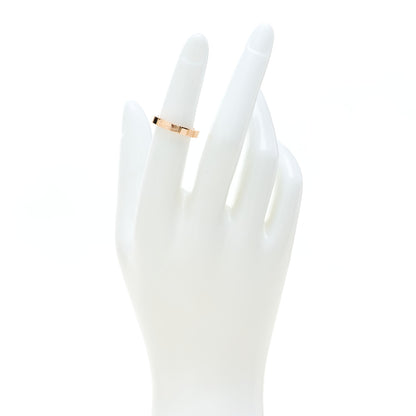 Cartier 18K Pink Gold 3mm Lanieres Ring 48 4.5 2 of 5