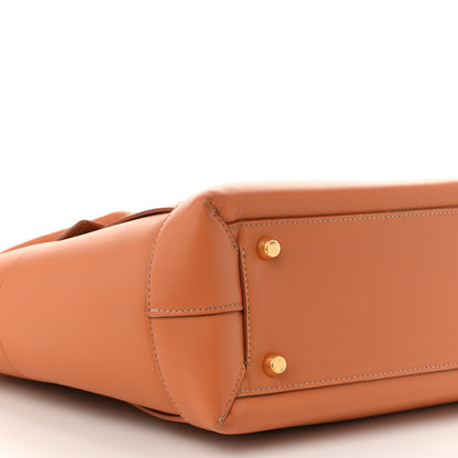 Bottega Veneta French Calfskin Maxi Intrecciato Medium Arco Caramel 9 of 11