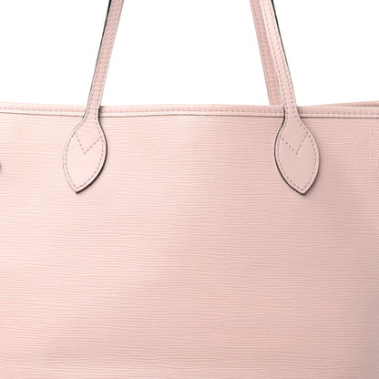 Louis Vuitton Epi Neverfull MM Rose Ballerine 9 of 9
