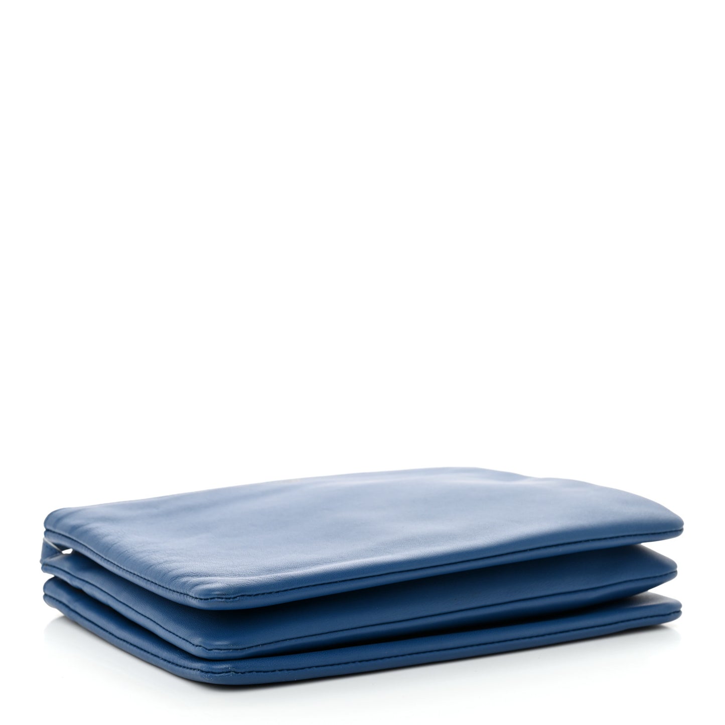 Lambskin Large Trio Crossbody Bag Indigo