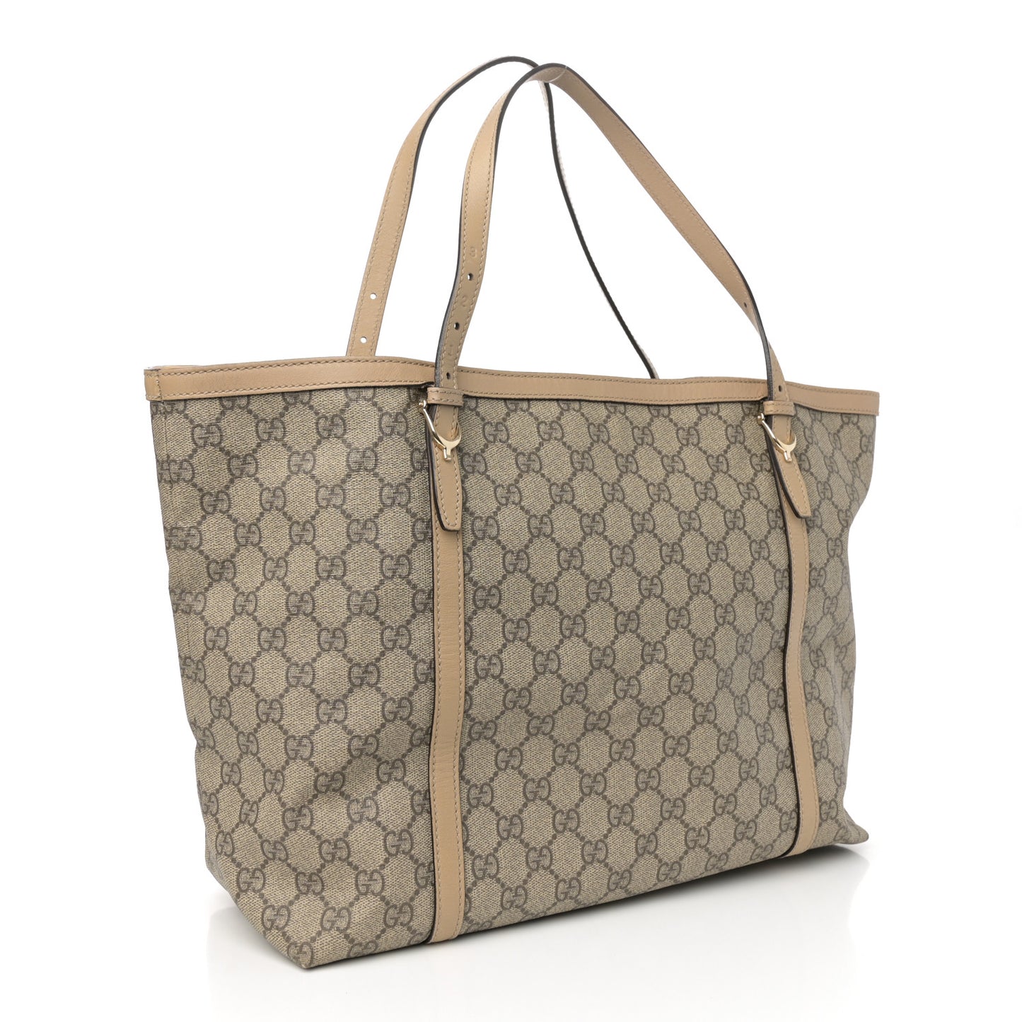 GG Supreme Monogram Medium Nice Tote Beige