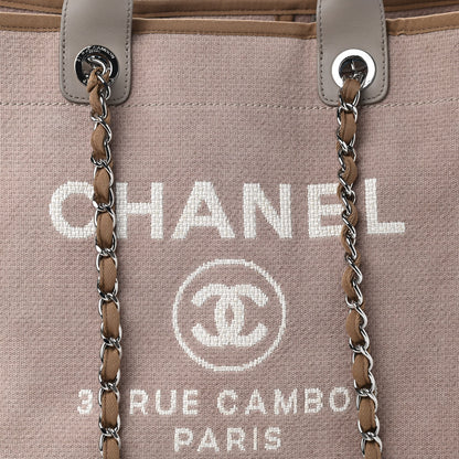 Chanel Canvas Medium Deauville Tote Ecru 9 of 11