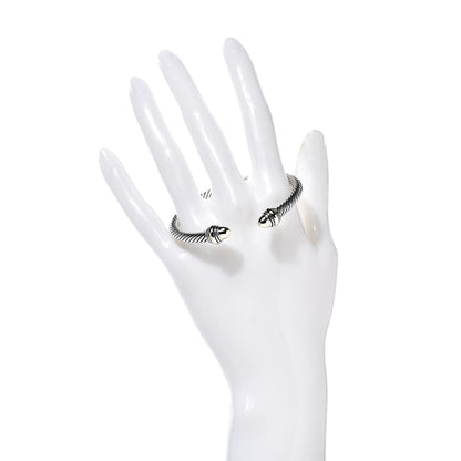 David Yurman Sterling Silver 14K Yellow Gold 5mm Cable Classics Dome Bracelet 2 of 5