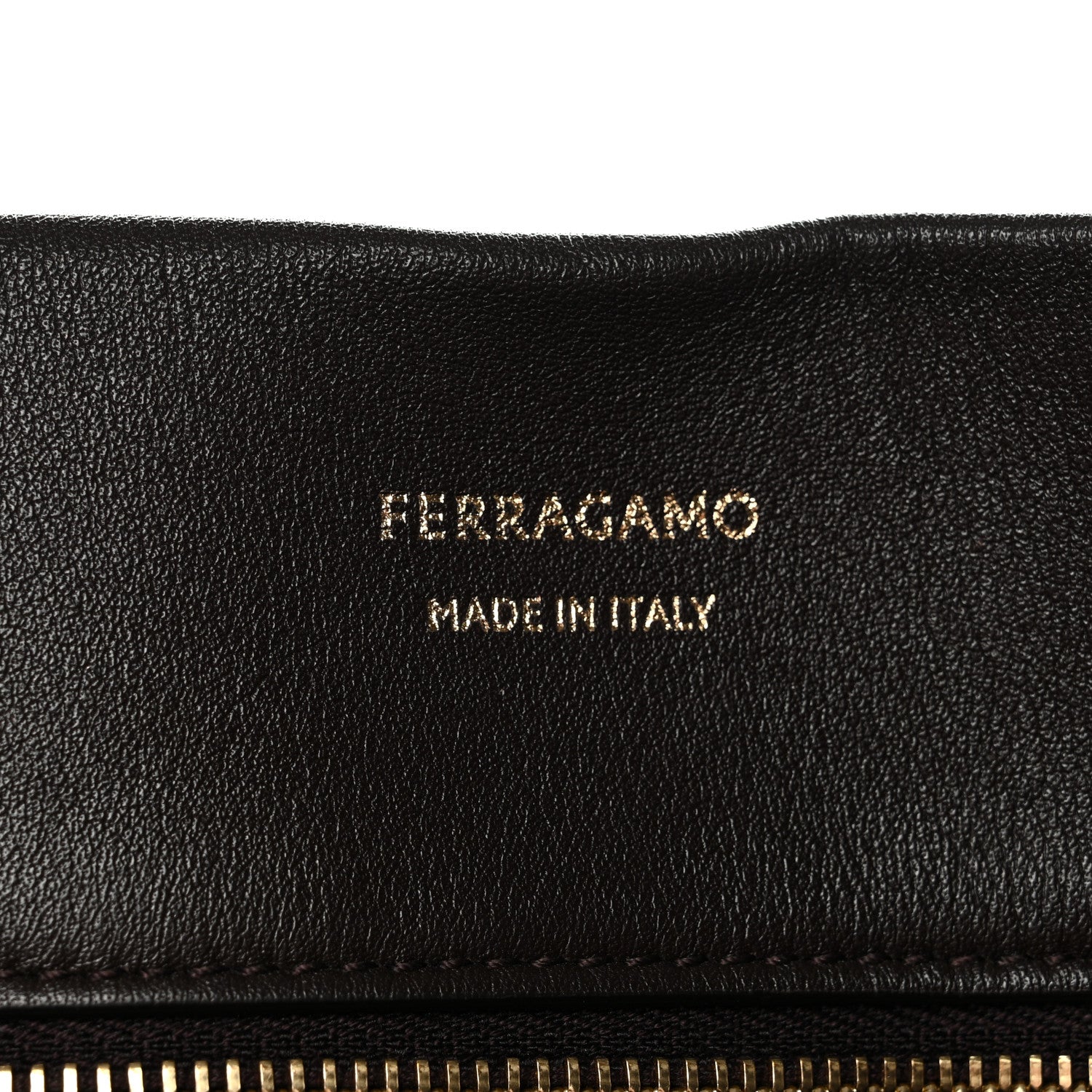 Salvatore Ferragamo Calfskin Large New Line Tote Testa Di Moro 6 of 12