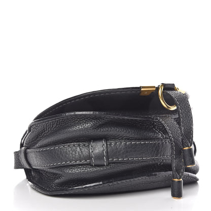 Chloe Calfskin Mini Marcie Round Crossbody Bag Black 4 of 13