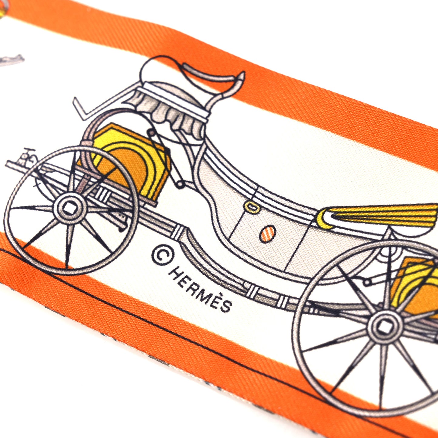 Silk Les Voitures Nouvelle Twilly Orange Beige Gris