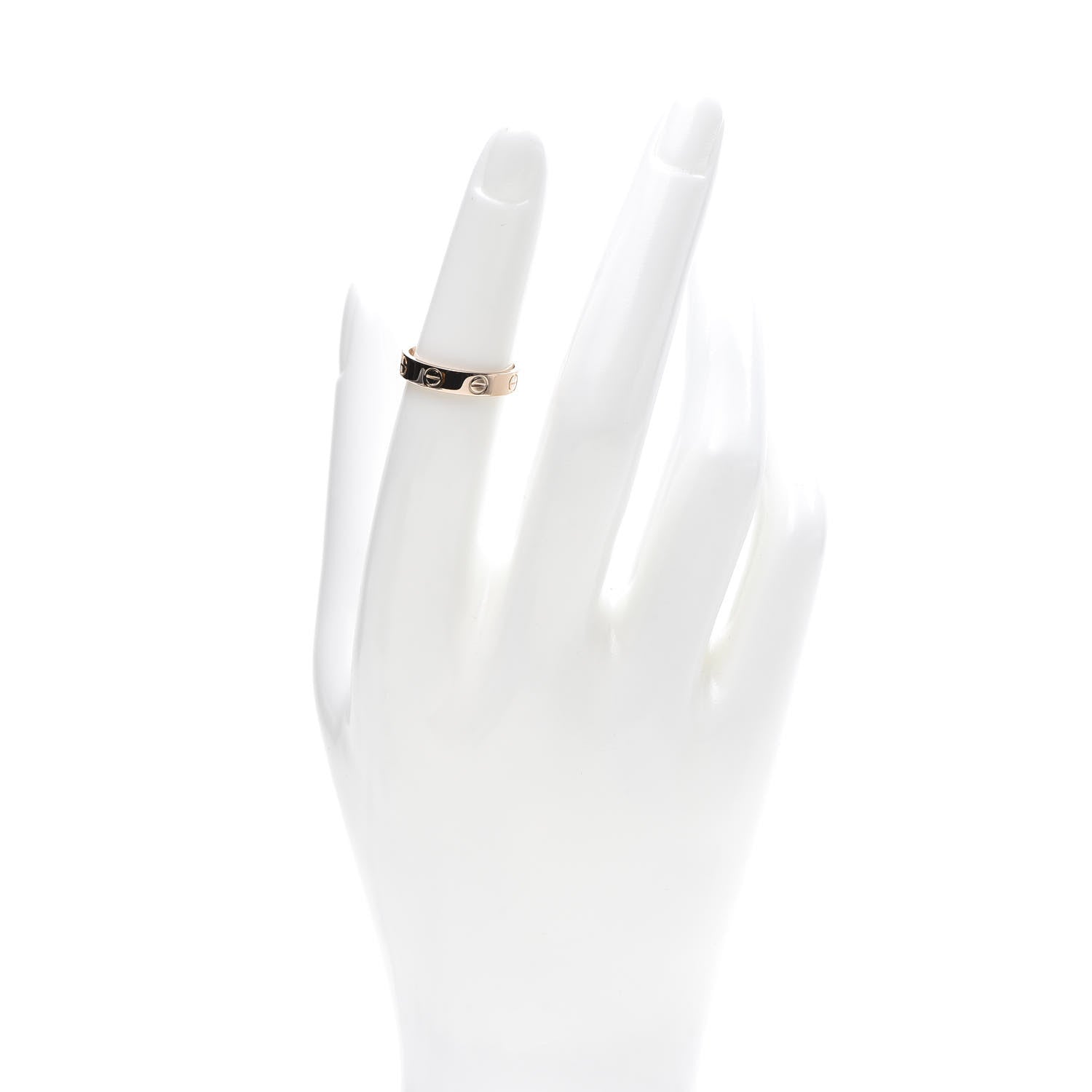 Cartier 18K Pink Gold 3.5mm LOVE Wedding Band Ring 50 5.25 2 of 4