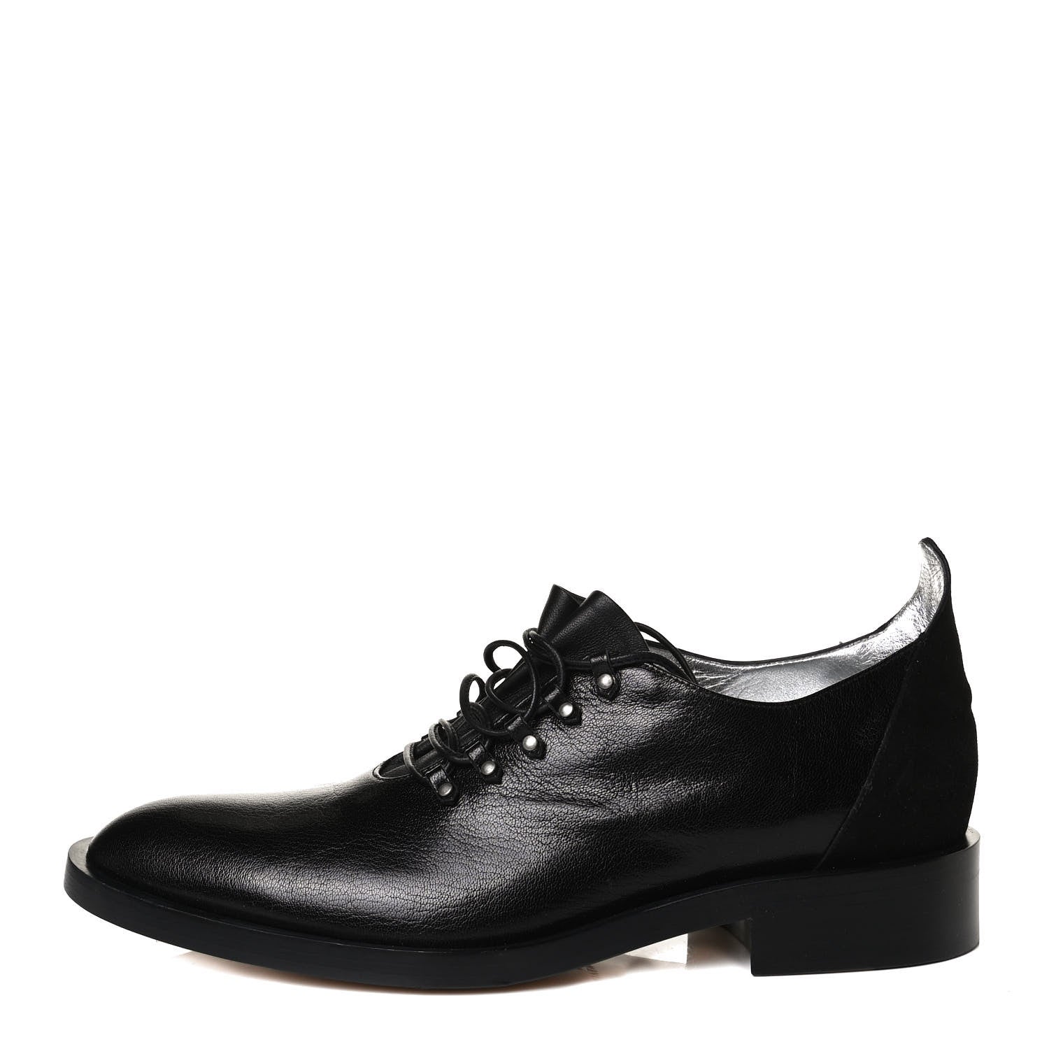 Givenchy Grained Calfskin Suede GV3 Derby Shoes 40 Black 1 of 16