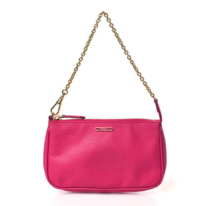 Fendi Vitello Elite Pochette Ciclamino 1 of 10
