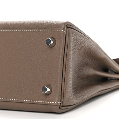 Hermes Togo Kelly Retourne 25 Etoupe 11 of 11