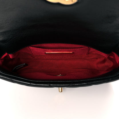 Chanel Goatskin Quilted Chanel 19 Waist Bag Black 6 of 12