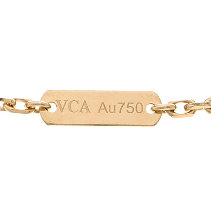 Van Cleef & Arpels 18K Yellow Gold Diamond Very Large Frivole Clip Pendant Necklace 4 of 6