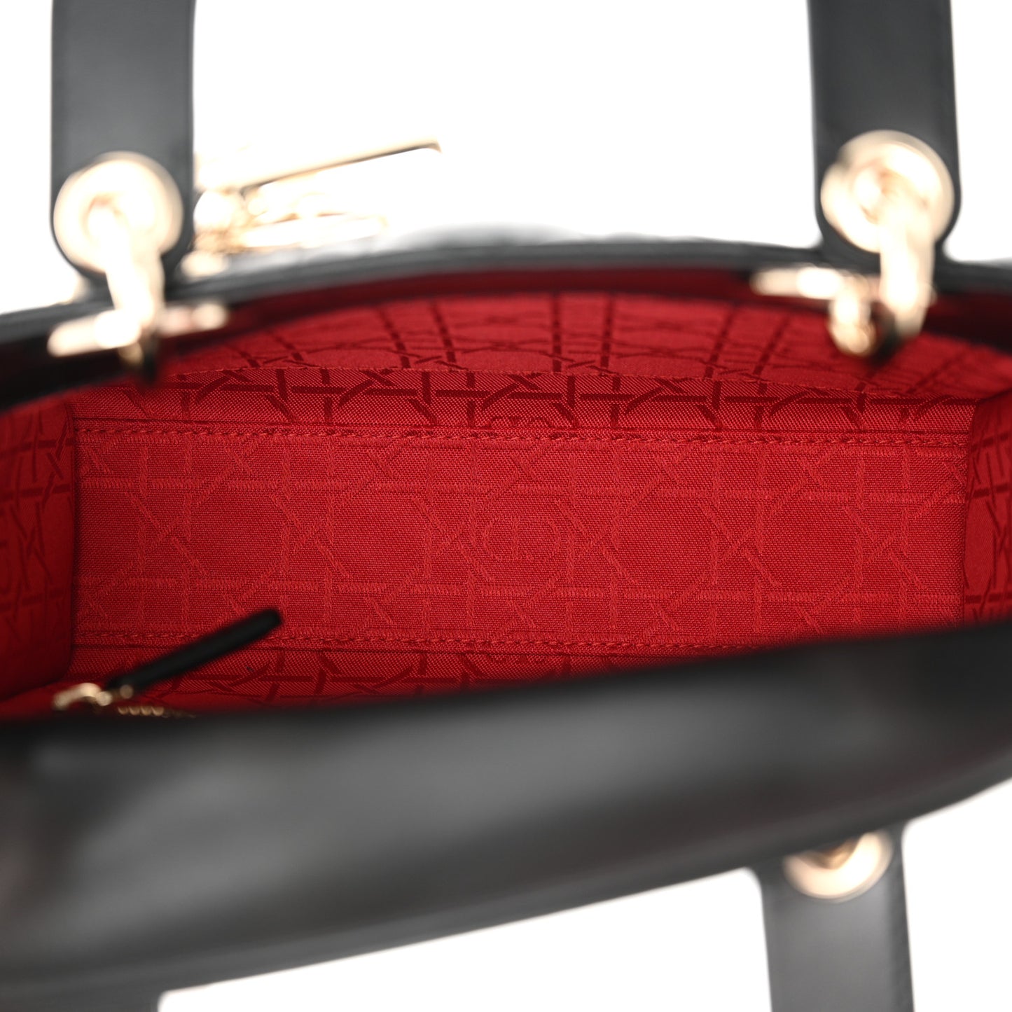 Lambskin Cannage Small My ABCDior Lady Dior Black