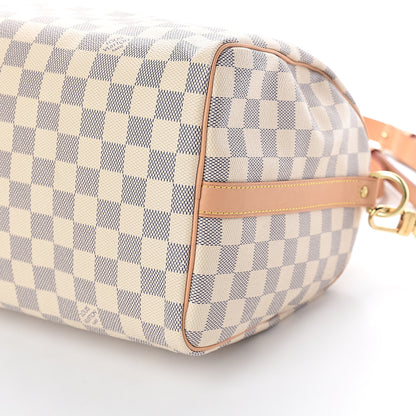 Louis Vuitton Damier Azur Speedy Bandouliere 30 9 of 9