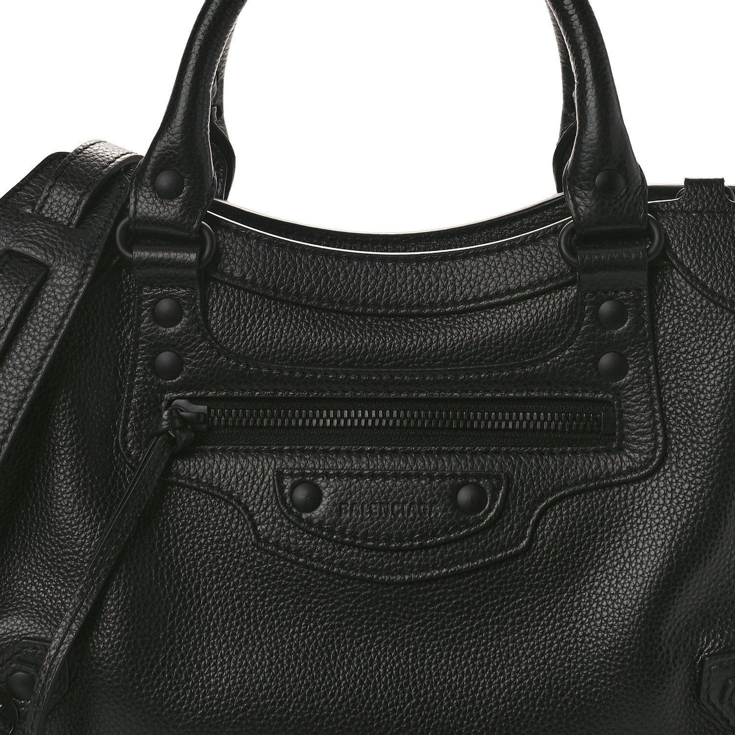 Balenciaga Grained Calfskin Neo Classic Black Hardware S City Black 8 of 10