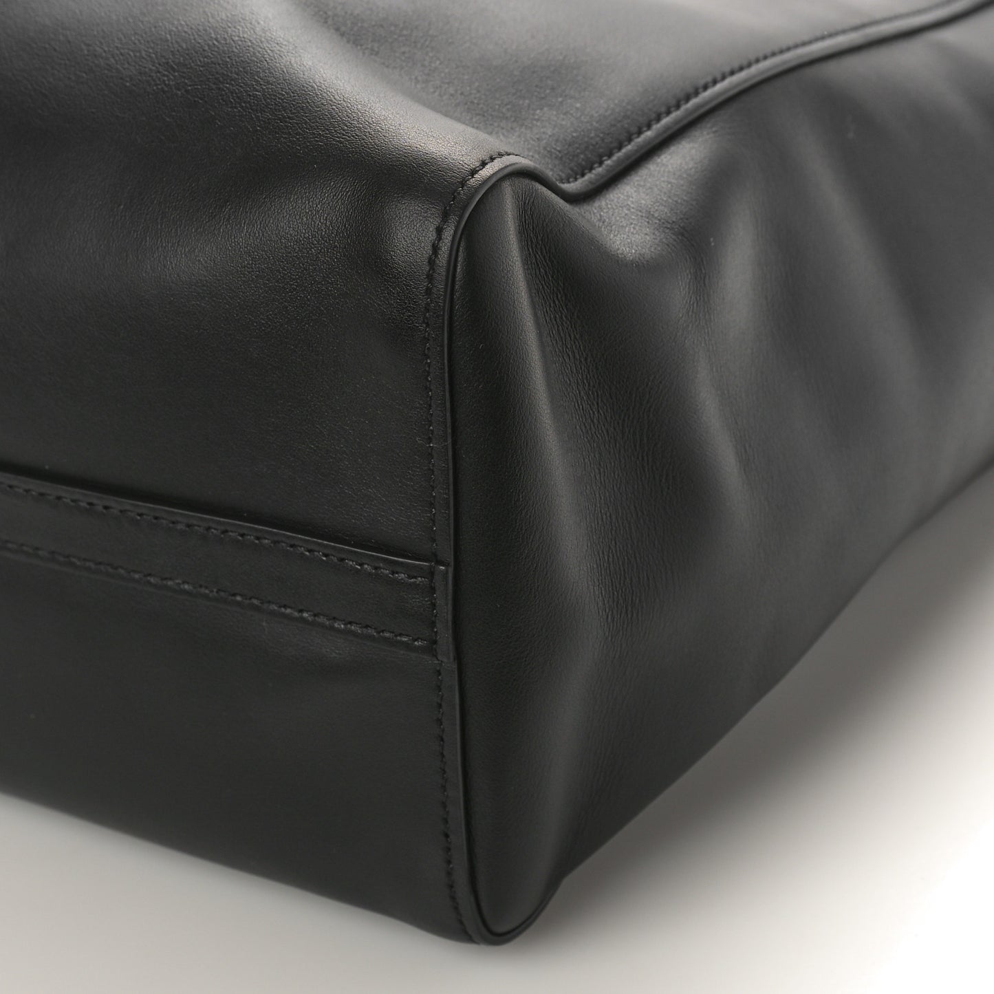 City Calf Tote Black