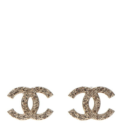 Chanel Chain CC Earrings Gold 1 of 7