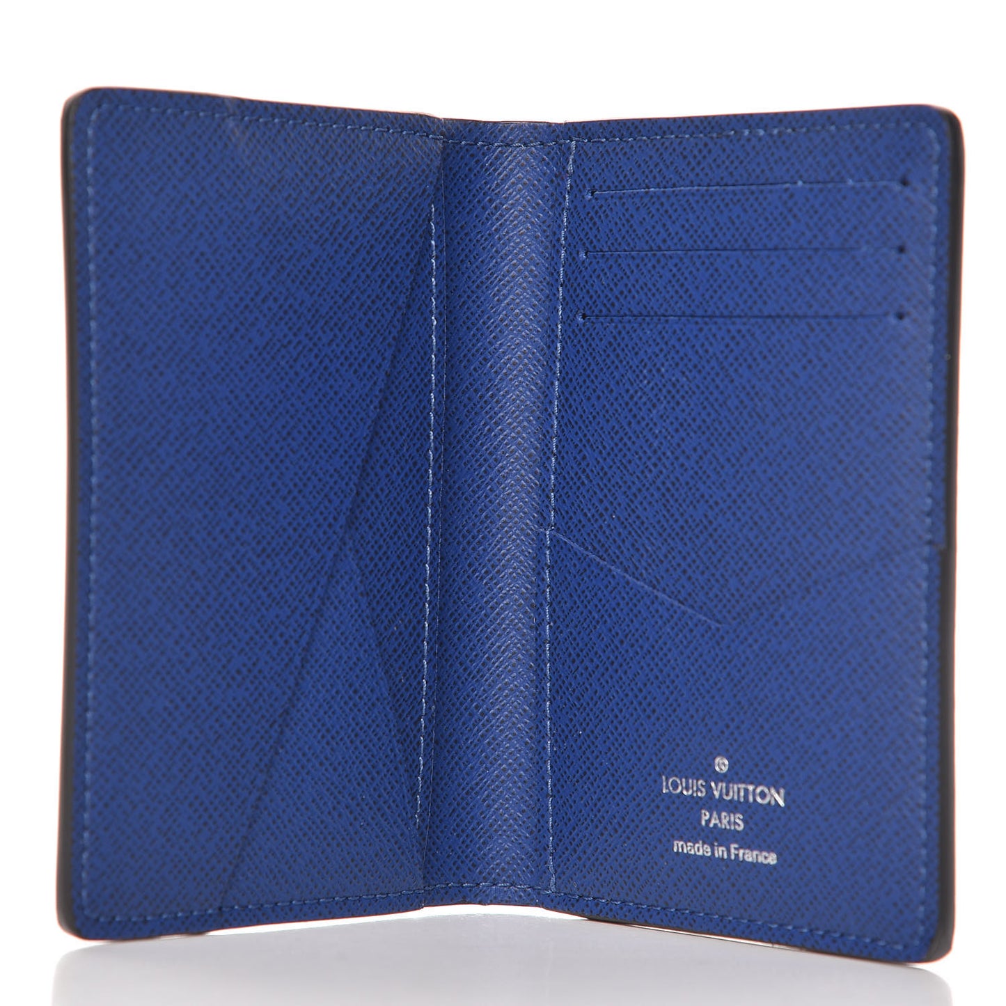 Monogram Taiga Pocket Organizer Cobalt
